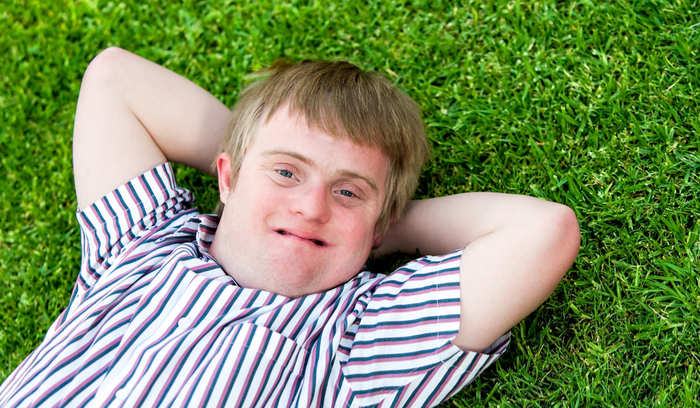 Teen with down syndrome
